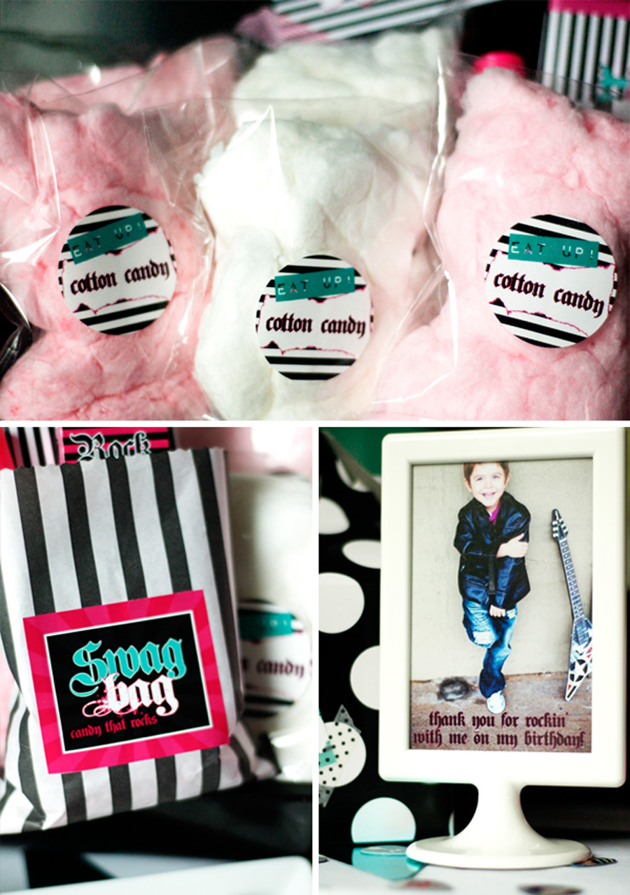 Cotton Candy, Sway Bag, Thank you Sign